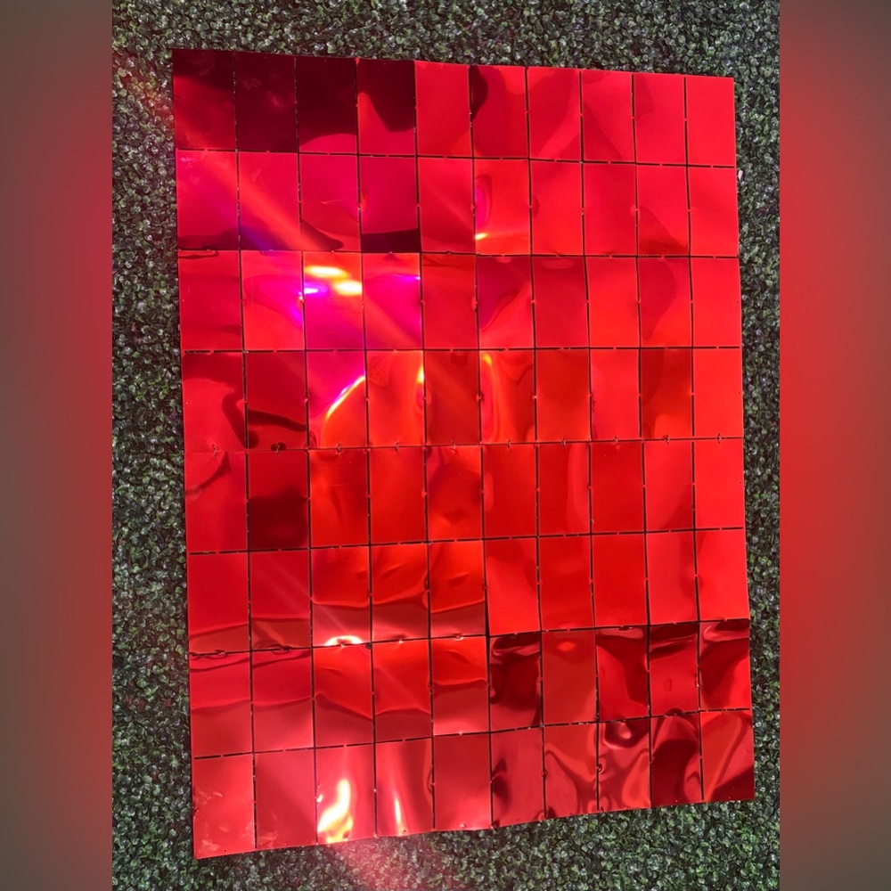 Metallic Red Backdrop - Picture 2 of 5